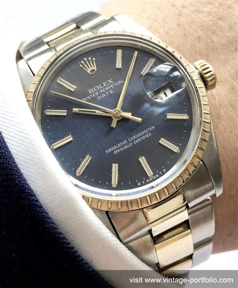 Rolex/Tudor Datejust homage by Ricoh Rare Blue Linen dial 